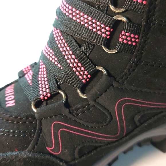 NWOT Fashion Black Faux Suede Boots, Size 36 - Picture 12 of 16